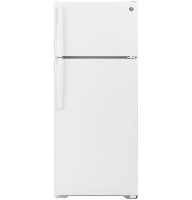 GE® 17.5 Cu. Ft. Fingerprint Resistant Stainless Steel Top-Freezer Refrigerator 5