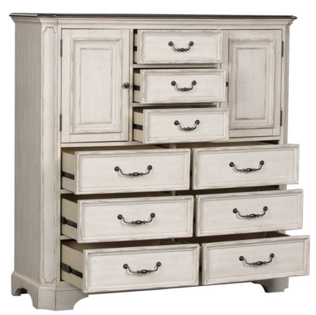Liberty Furniture Abbey Road White Dressing Chest-3
