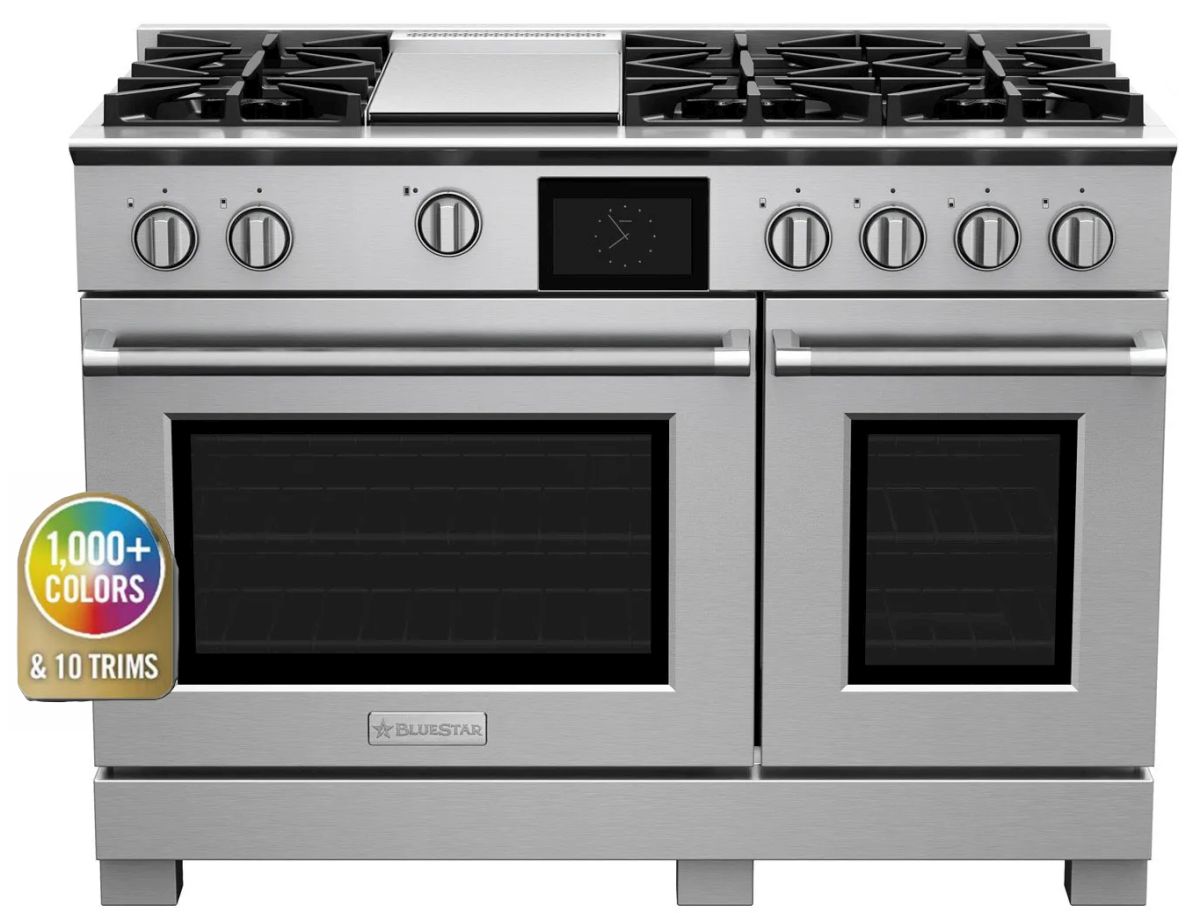 BlueStar® 48" Color Match Freestanding Dual Fuel Range | Bob Burnett's ...