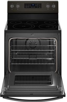 Whirlpool® 30'' Black Stainless Free Standing Electric Range 2