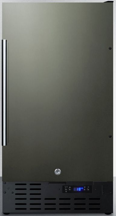 Summit® 2.7 Cu. Ft. Black Stainless Steel Built In All Freezer