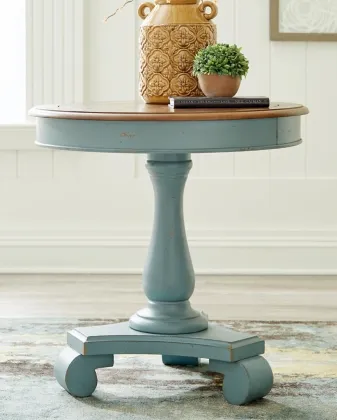 Signature Design by Ashley® Mirimyn Teal Accent Table 3