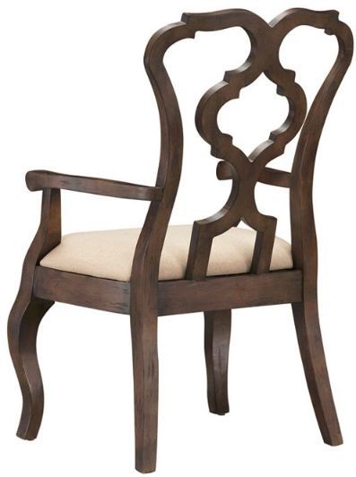 Coast2Coast Home™ Chateau 2-Piece Beige/Brown Dining Chair Set 1