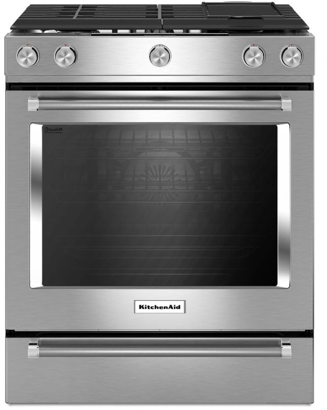KitchenAid® 18.67 Cu. Ft. Stainless Steel Bottom Freezer Refrigerator, Powerhouse Kitchens & Appliances