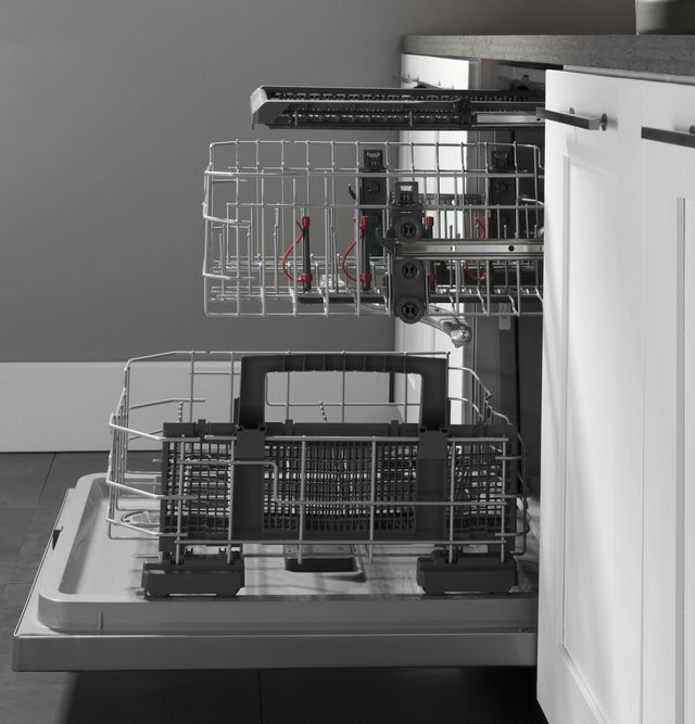 GE® 24" Black Slate Built In Dishwasher 7