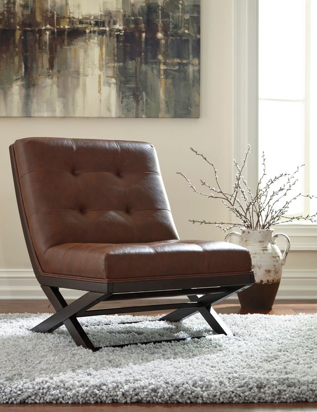 Signature Design by Ashley® Sidewinder Brown Accent Chair 1