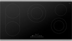 Bosch 800 Series 36" Black/Stainless Steel Electric Cooktop