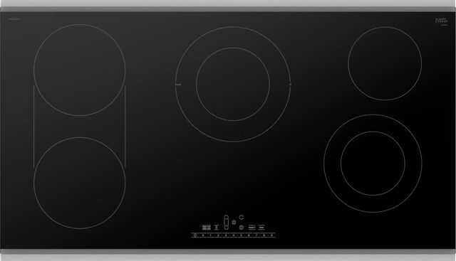 Bosch 800 Series 36" Black/Stainless Steel Electric Cooktop 0