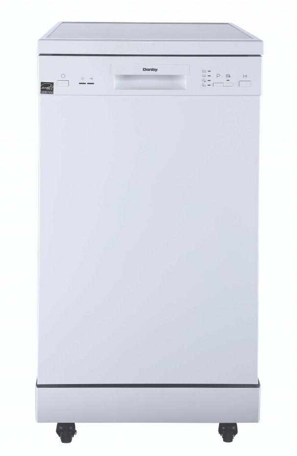 Danby® 18" White Portable Dishwasher-0