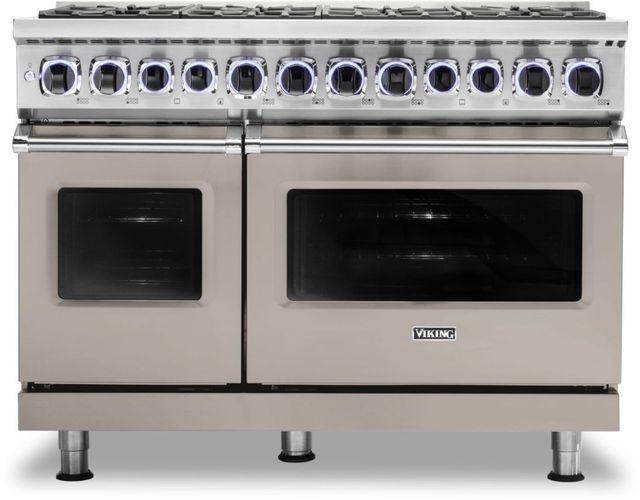 Viking® 7 Series 48" Pacific Grey Pro Style Dual Fuel Natural Gas Range