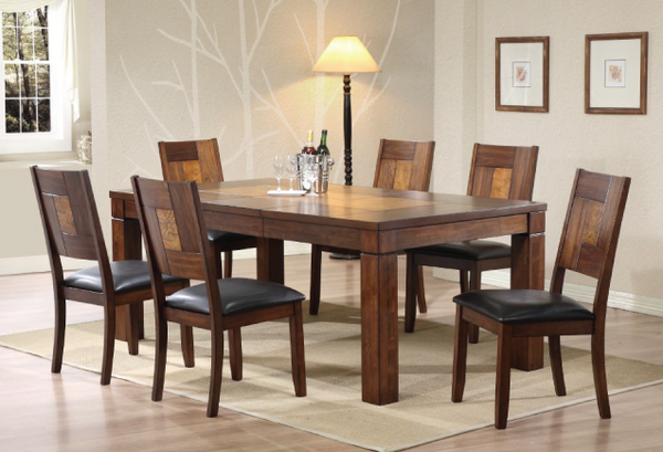 timber 7 piece dining set