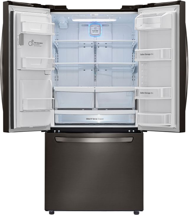 LG 24.2 Cu. Ft. Black Stainless Steel French Door Refrigerator 1