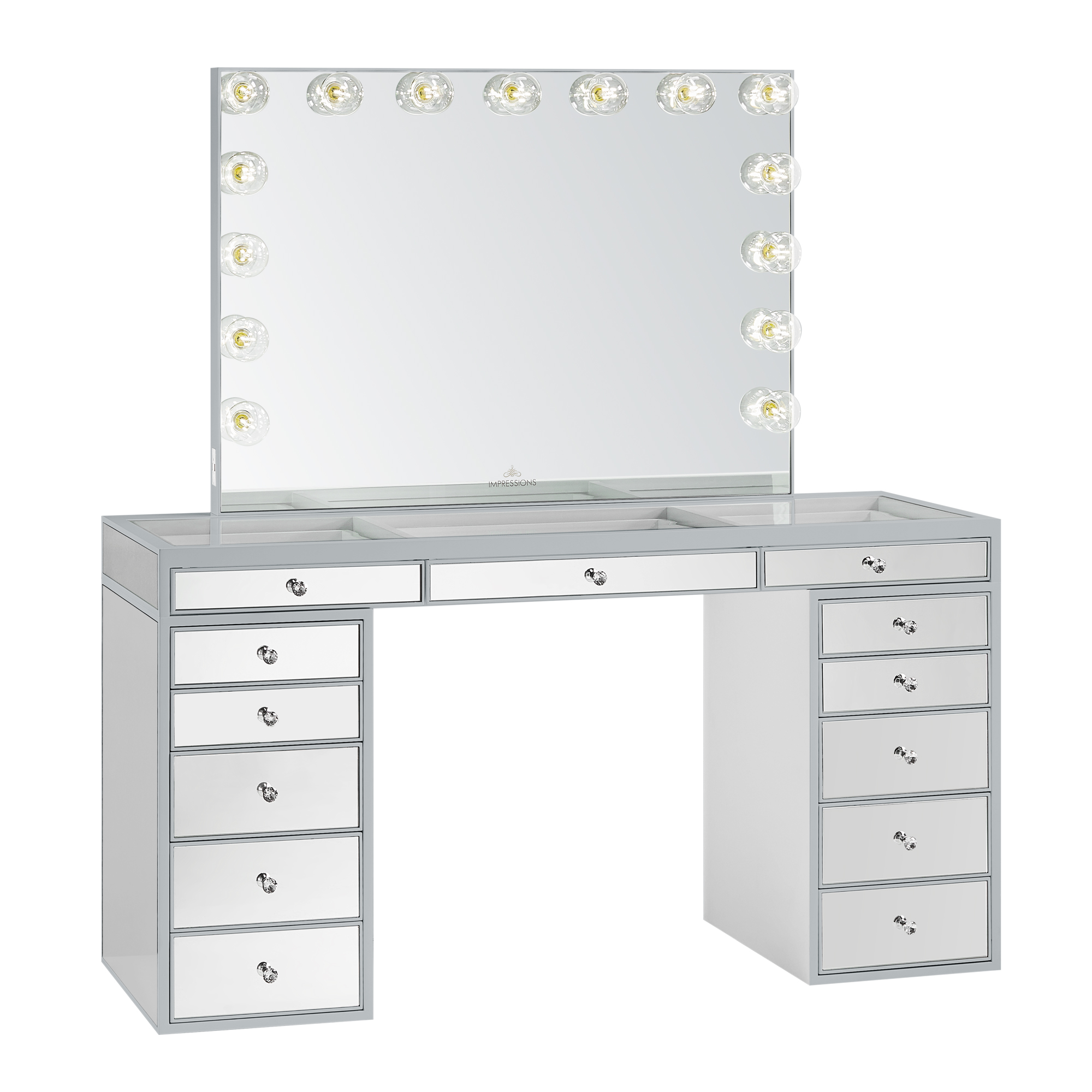 premium mirrored vanity table