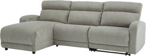 Signature Design by Ashley® Colleyville 3-Piece Stone Right-Arm Facing Power Reclining Sectional with Chaise
