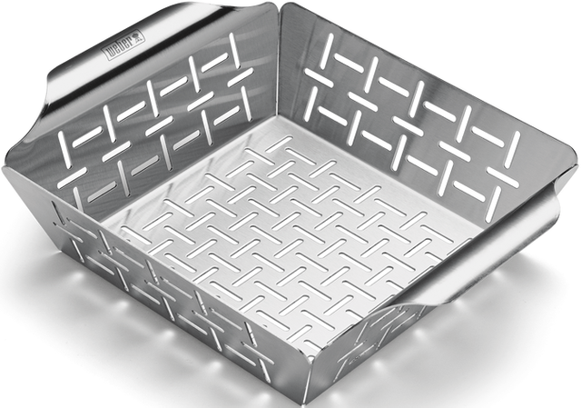 Weber Grills® Stainless Steel Deluxe Grilling Basket-0