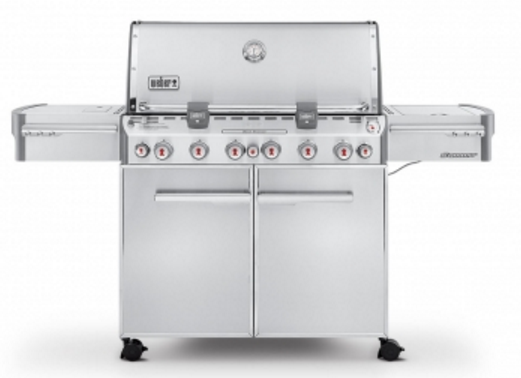 Weber® Summit® S-670™ 74.1" Stainless Steel Propane Gas Grill 1