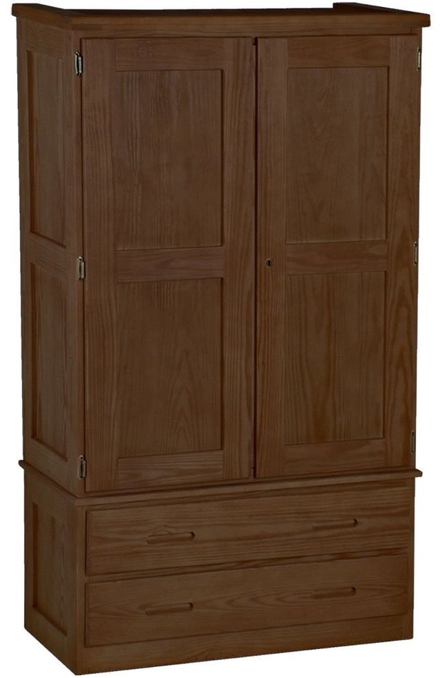 Crate Designs™ Brindle Shelf And Hanging Rod Armoire 1