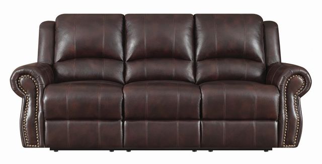 Coaster® Sir Rawlinson 3 Piece Dark Brown Reclining Living Room Set 2