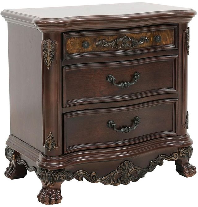 Homelegance® Lorenzi Cherry Nightstand Evans Furniture Galleries