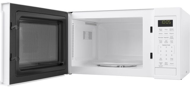 GE® 0.9 Cu. Ft. White Countertop Microwave 2