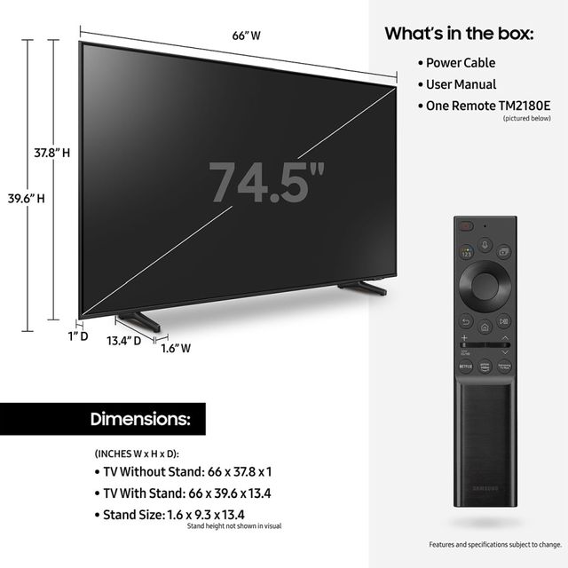 Samsung Q60A 75” QLED 4K Smart TV 8