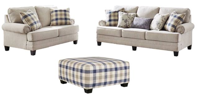 Benchcraft® Meggett 3-Piece Linen Living Room Set 0