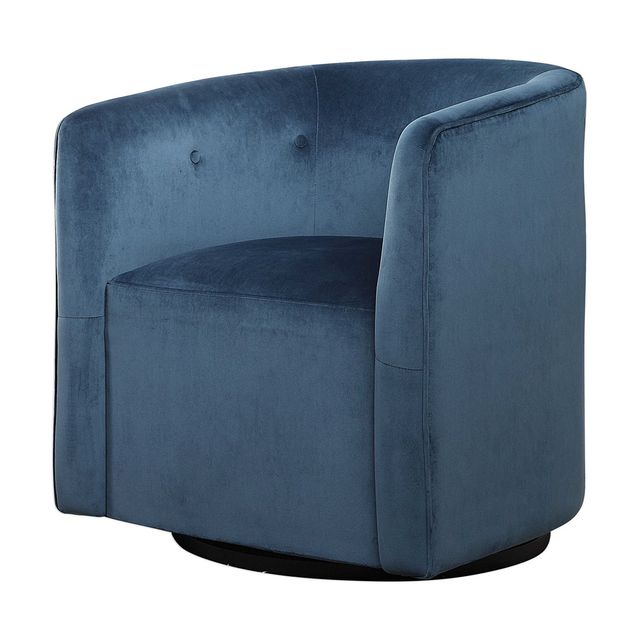 Uttermost® Mallorie Blue Swivel Chair 3