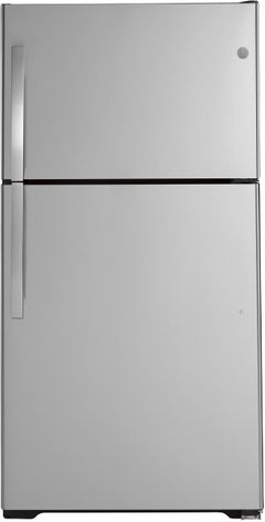 GE® 33 in. 21.9 Cu. Ft. Stainless Steel Top Freezer Refrigerator
