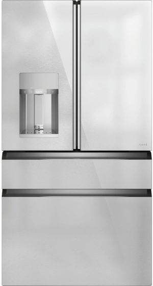 Cafe CYE22UP2MS1 36 Inch Stainless Steel Counter Depth French Door  Refrigerator