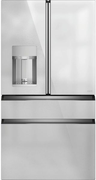 Café™ 22.3 Cu. Ft. Platinum Glass Counter Depth French Door Refrigerator
