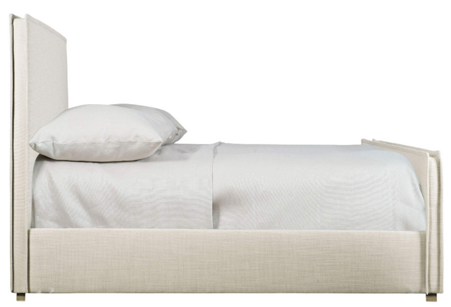 Bernhardt Sawyer Off-White/Morel Queen Upholstered Bed  2