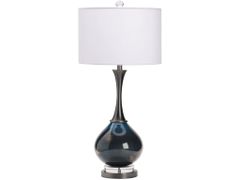 Crestview Lamps and Lighting Glass Table Lamp