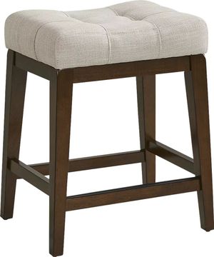 Walstead Place Beige Upholstered Kyoto Counter Stool