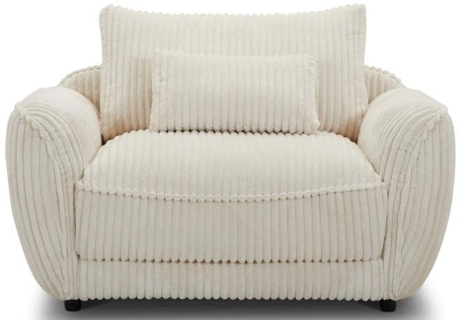 Parker Living Utopia - Mega Ivory 2 Seat Sofa with Lumbar Pillow