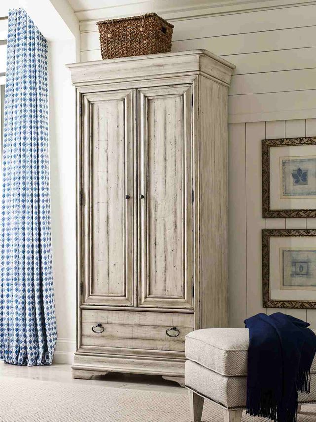 Kincaid Selwyn Cottage White Bryant Armoire | Economy Furniture