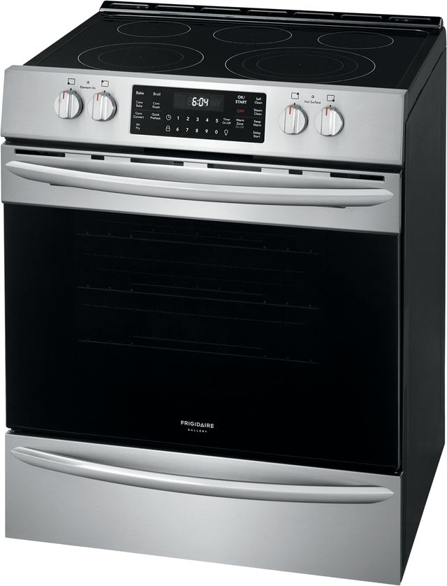 Frigidaire Gallery® 29.19" Stainless Steel Free Standing Electric Range with Air Fry 6