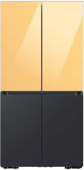 Samsung Bespoke Flex™ 18" Sunrise Yellow Glass French Door Refrigerator Top Panel 1
