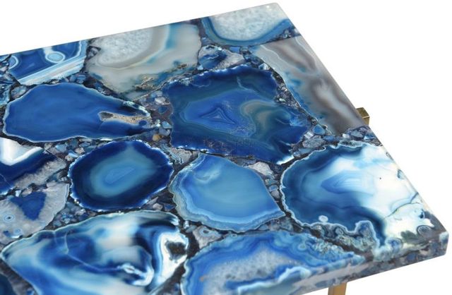 Moe's Home Collection Agate Blue Console Table 4