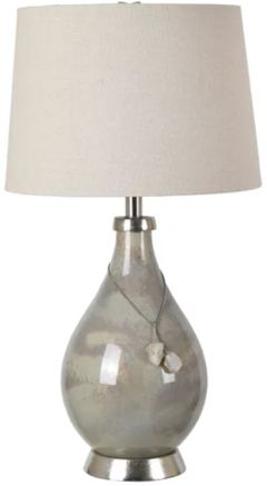 Crestview Collection Claire Beige/Off-White Table Lamp
