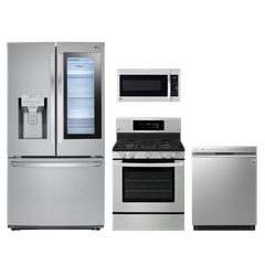 LG 4 Piece Kitchen Package-Stainless Steel