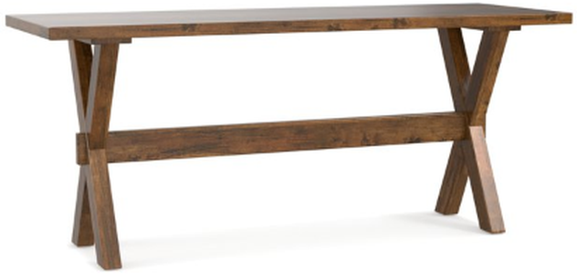 Bassett® Furniture Bench Made Occasional Crossbuck Maple 70" Desk