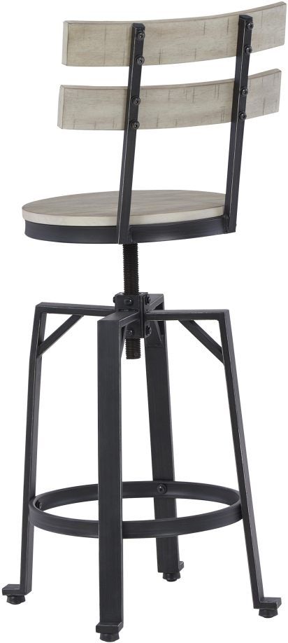 Signature Design by Ashley® Karisslyn Whitewash/Black Counter Height Stool - Set of 2-3
