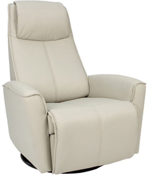 Fjords® Relax Urban Shadow Grey Small Dual Motion Swivel Recliner