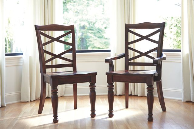 Millennium® By Ashley Porter Rustic Brown Dining Room Arm Chair 3