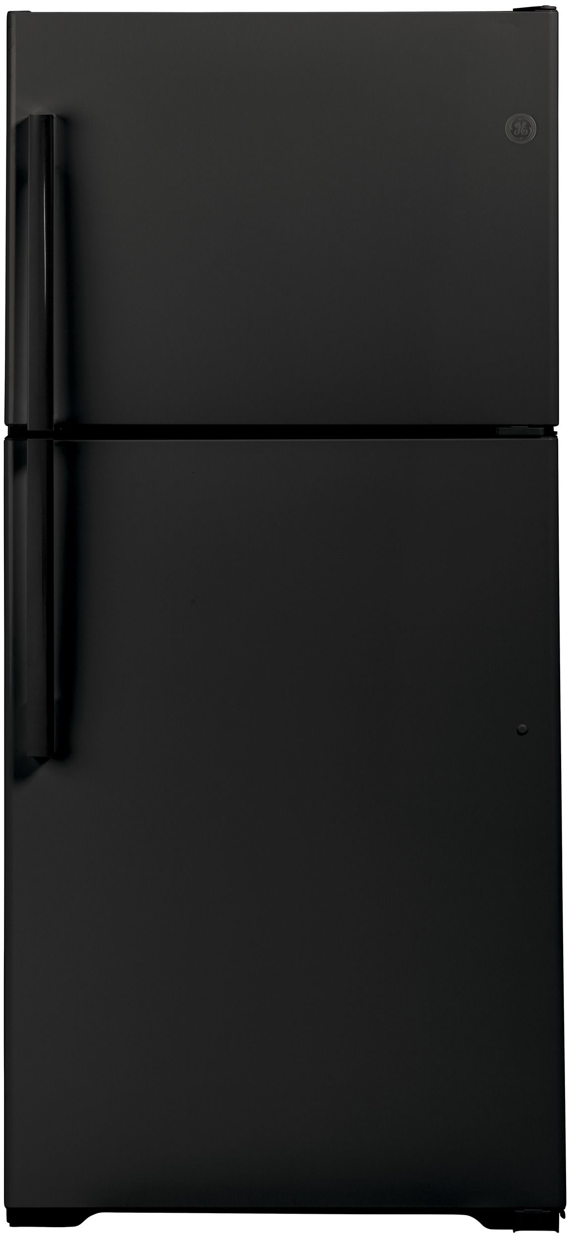 GE® 21.9 Cu. Ft. Black Top Freezer Refrigerator | Midwest 
