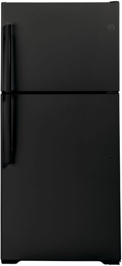 GE® 30 in. 19.1 Cu. Ft. Black Top Freezer Refrigerator