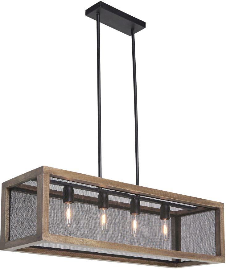 jodene wood pendant light