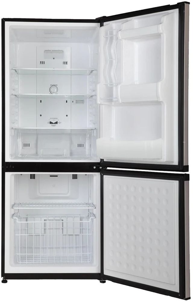Avanti® 9.2 Cu. Ft. Stainless Steel Bottom Freezer Refrigerator 1