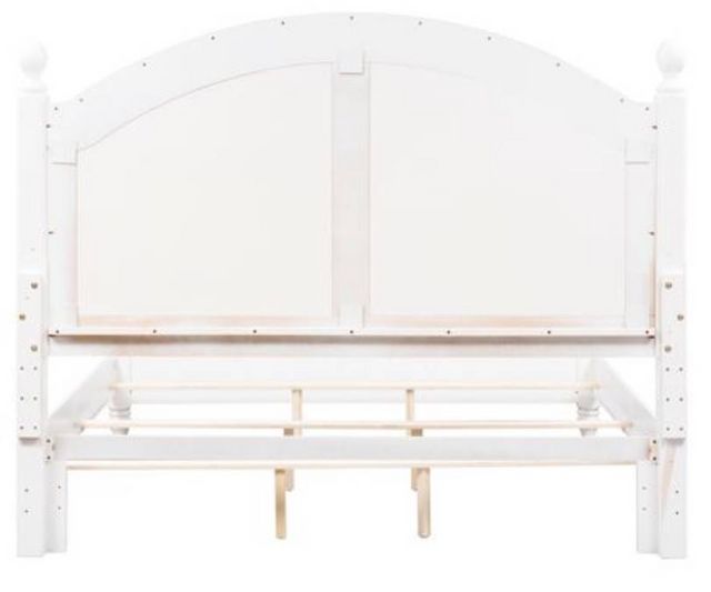 Liberty Summer House I Oyster White Queen Poster Bed 3
