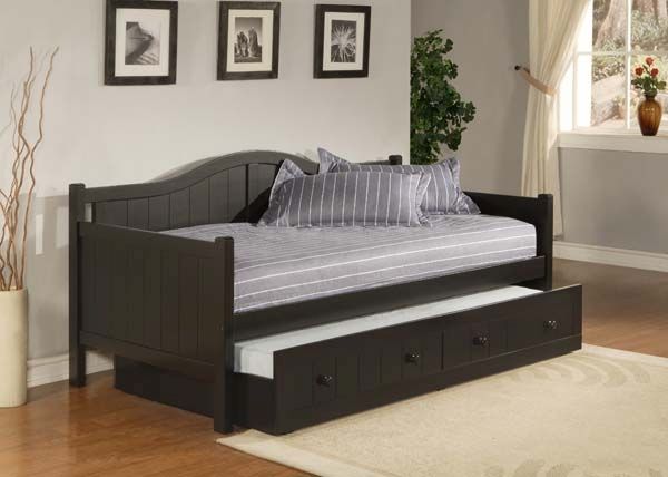 Hillsdale Furniture Staci Black Full Daybed with Trundle 0